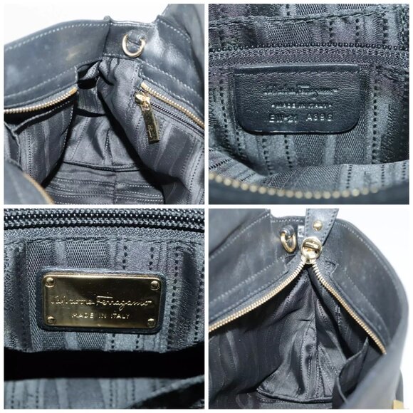 BALENCIAGA The City Hand Bag Leather 2way Light Blue Auth - Picture 16 of 16